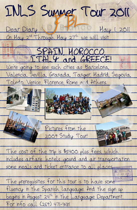 Flyer - Language Studies Tour