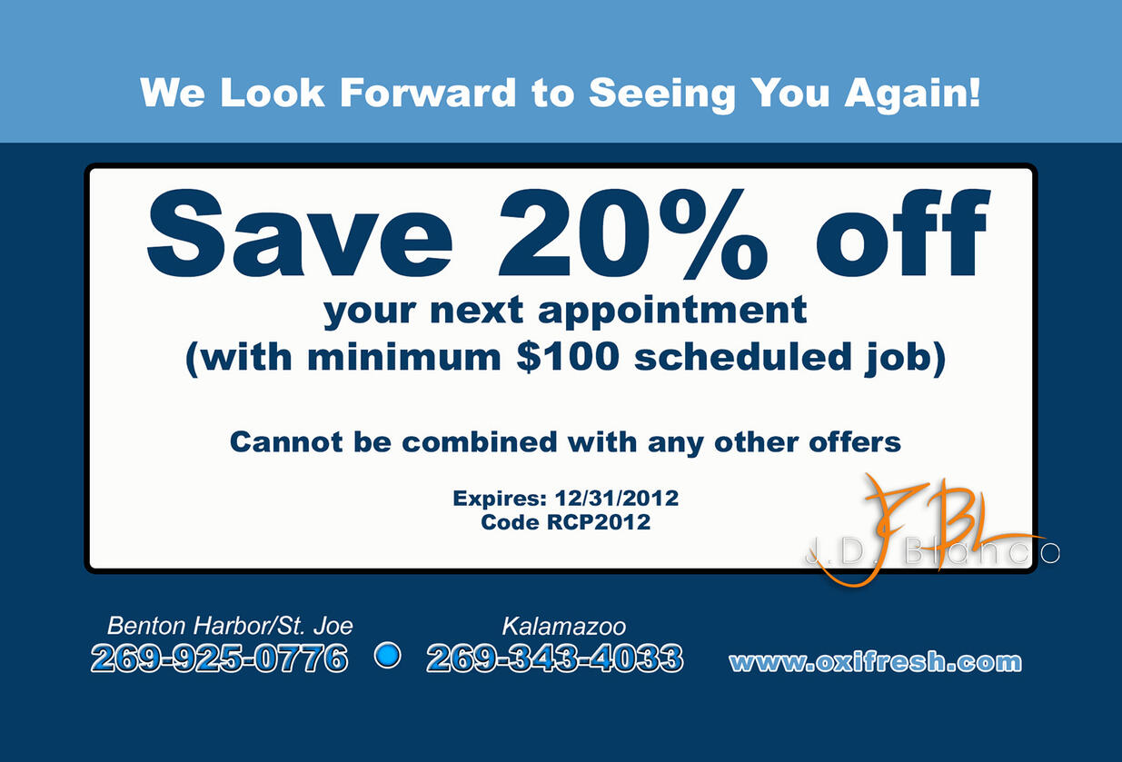 Oxi Fresh Postcard Coupon